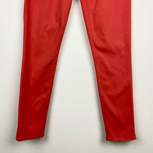 AG ‘The Abbey Ankle’ Mid-Rise Skinny Ankle Pant - Burnt Orange - Picture 5 of 8